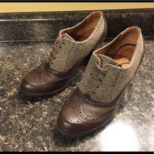 Gh bass women’s brown heels steampunk style